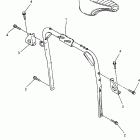 MOUTAIN-MM700A/MM600A Кронштейн крепления (паук рулевой)