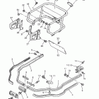 VK 540 III Бампер, Багажник. Брызговик