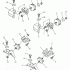 V-Max 600 Крепление двигателя