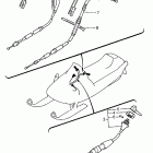 V-Max 500DX Трос управления