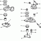 PHAZER-PZ480W Крепление двигателя