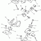 VMAX 600 MOUNTAIN MAX -VX600STW Крепление двигателя