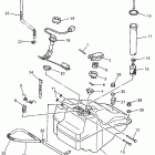 V-Max 500DX Топливный бак