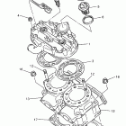 Vmax 600 Deluxe Головка цилиндра