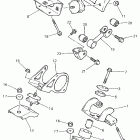 VMAX-VX500V/VX500EV/VX500DXV Крепление двигателя