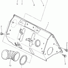BR250TV Кронштейн крепления (паук рулевой)