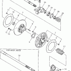 VMAX-VX600STV/VX600DXV/VX600EV/VX600V Вторичный вал