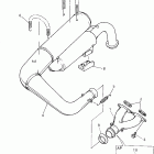 VMAX-VX500V/VX500EV/VX500DXV Выхлопная система
