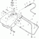 BR250TV Топливный бак