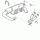 ENTICER II LT-ET410TR Выхлопная система