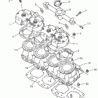VMAX-VX 800 Головка цилиндра