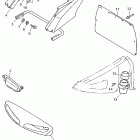 VMAX-VX 800 Бампер, Багажник. Брызговик
