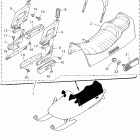 VMAX-VX600STV/VX600DXV/VX600EV/VX600V Alternate 2 up seat kit