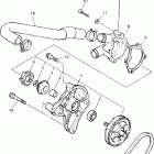 VMAX-VX600STV/VX600DXV/VX600EV/VX600V Водяной насос