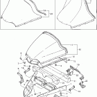 VMAX-VX 800 Стекло ветровое