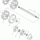 VMAX 750 ST-VX 750ST Привод трака 1