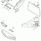 VMAX-4 -VX750U Бампер, Багажник. Брызговик