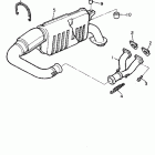 ENTICER II LT ET410TRU Выхлопная система