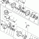 PHAZER II ST (LONG TRACK)-PZ 480ST Коленчатый вал и Поршень