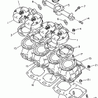 VMAX 750 ST-VX 750ST Головка цилиндра
