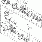 PHAZER II-PZ 480E Коленчатый вал и Поршень