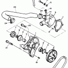 EXCITER II-EX 570E Водяной насос