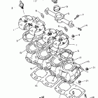 VMAX-VX 750 Головка цилиндра