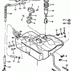 EXCITER II-EX 570 Топливный бак
