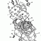EXCITER II-EX 570 Цилиндр и головка цилиндра