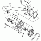 EXCITER II-EX 570 Водяной насос