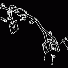 VMAX-4 -VX 750 Кронштейн крепления (паук рулевой)