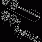 VMAX-4 -VX 750 Привод трака 1