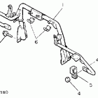 PZ 480E Кронштейн крепления (паук рулевой)