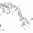 VENTURE XL-VT 480 Кронштейн крепления (паук рулевой)