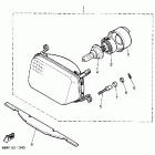 EXCITER II-EX 570E Фара