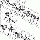 EXCITER II-EX570R Коленчатый вал и Поршень