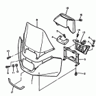 EXCITER II-EX 570 Стекло ветровое
