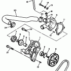 EXCITER II-EX 570 Водяной насос