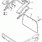 EXCITER II LE (ELEC START)-EX 570E Бампер, Багажник. Брызговик