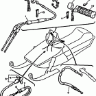EXCITER II-EX570R Трос управления