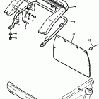 EXCITER II-EX 570 Бампер, Багажник. Брызговик