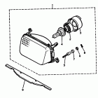 EXCITER II-EX 570 Фара