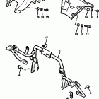 EXCITER II-EX570R Кронштейн крепления (паук рулевой)