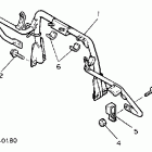 PHAZER-PZ 480ST Кронштейн крепления (паук рулевой)