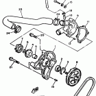 EXCITER II LE (ELEC START)-EX 570E Водяной насос