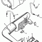 EXCITER II LE (ELEC START)-EX 570E Выхлопная система