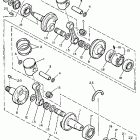 PHAZER-PZ 480 Коленчатый вал и Поршень