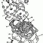 EXCITER II LE (ELEC START)-EX 570E Цилиндр и головка цилиндра