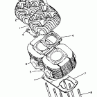 CS 340E Цилиндр и головка цилиндра