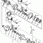 XL 540 Коленчатый вал и Поршень